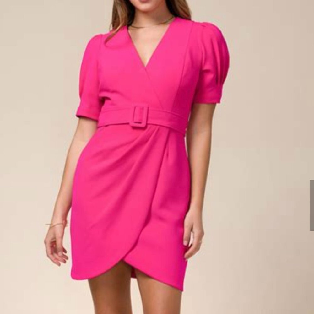 Adelyn Rae Pink Mini Dress Size Medium
